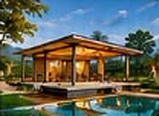 Club house with pool Club house with pool