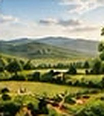 Open green farmland Open green farmland